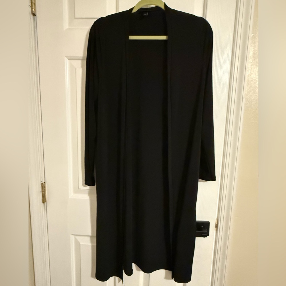 Torrid Black Cardigan Duster